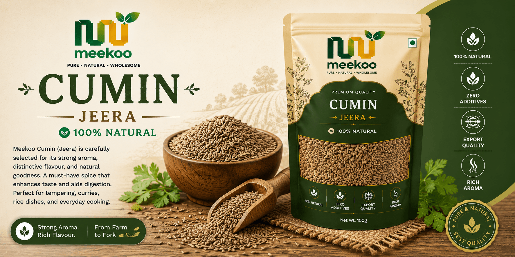 Cumin (Jeera) — Meekoo organic
