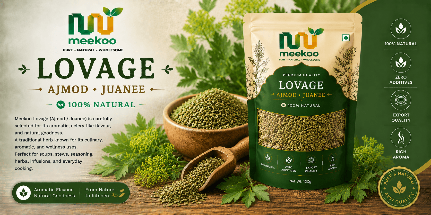 Lovage (Ajmod · Juanee) — Meekoo organic