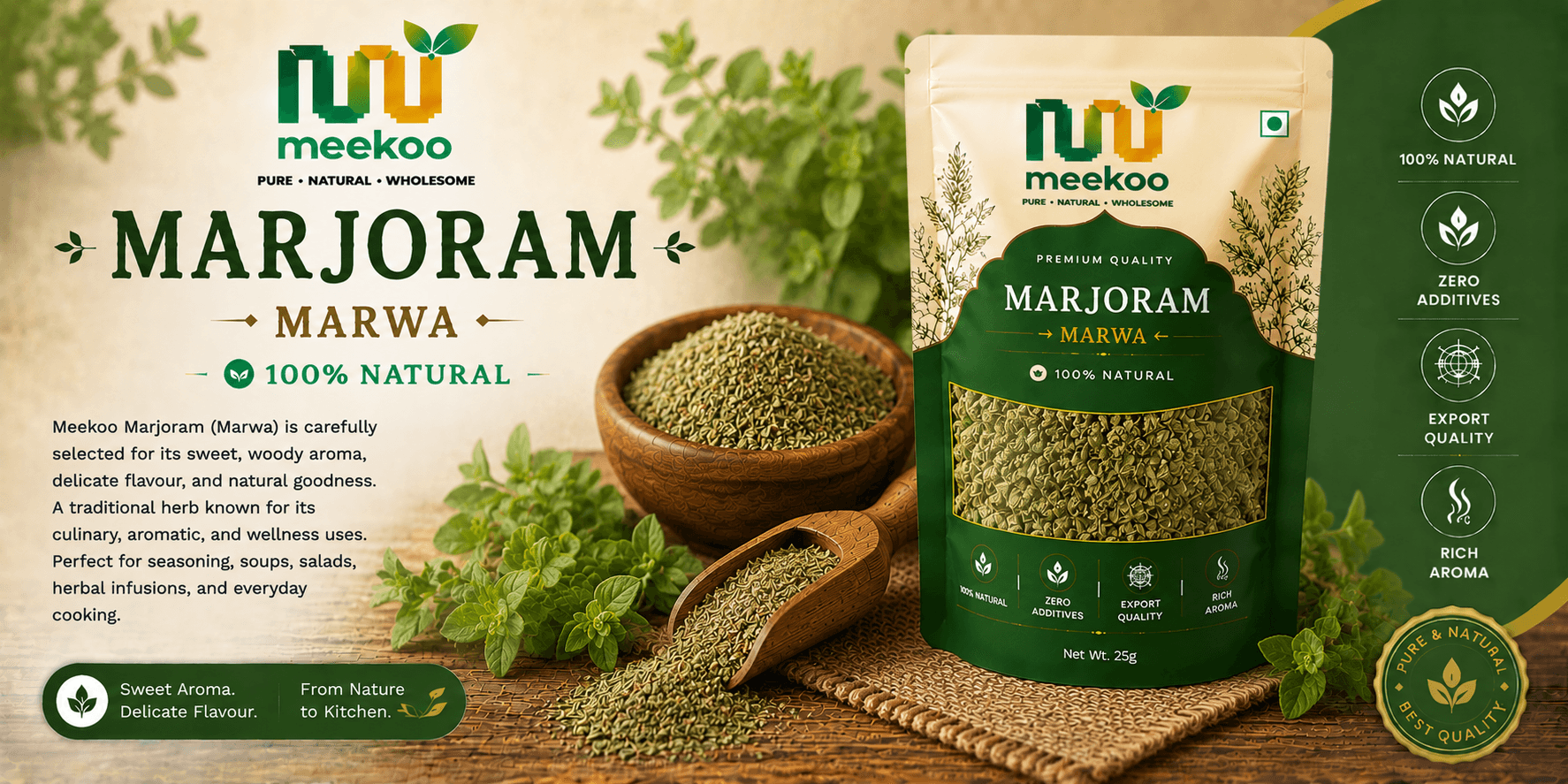 Marjoram (Marwa) — Meekoo organic