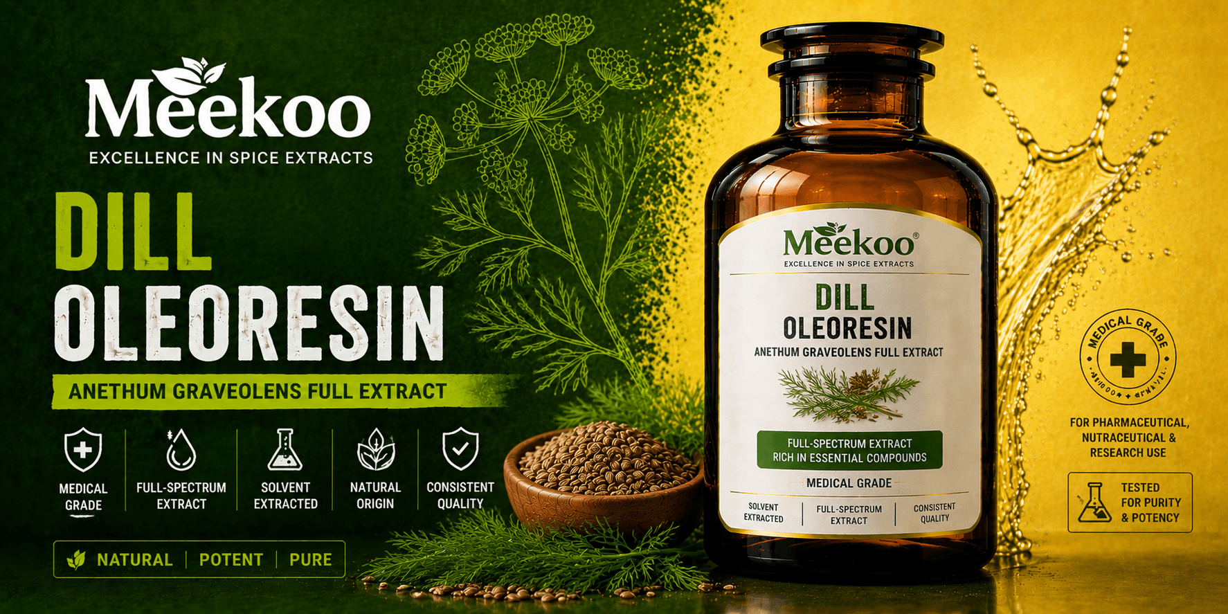 Dill Oleoresin (Anethum graveolens Full Extract) — Meekoo organic