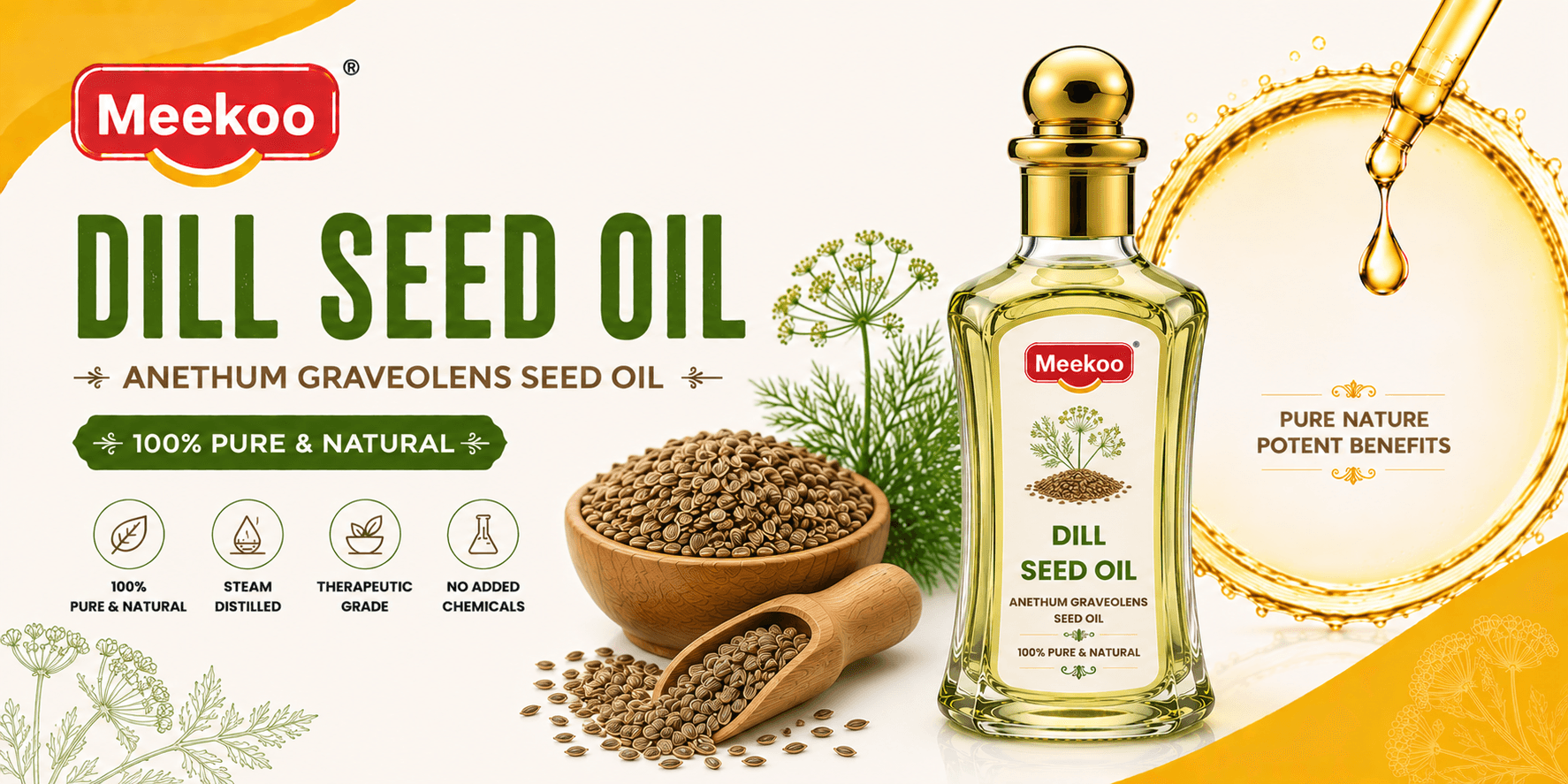 Dill Seed Oil (Anethum graveolens Seed Oil) — Meekoo organic