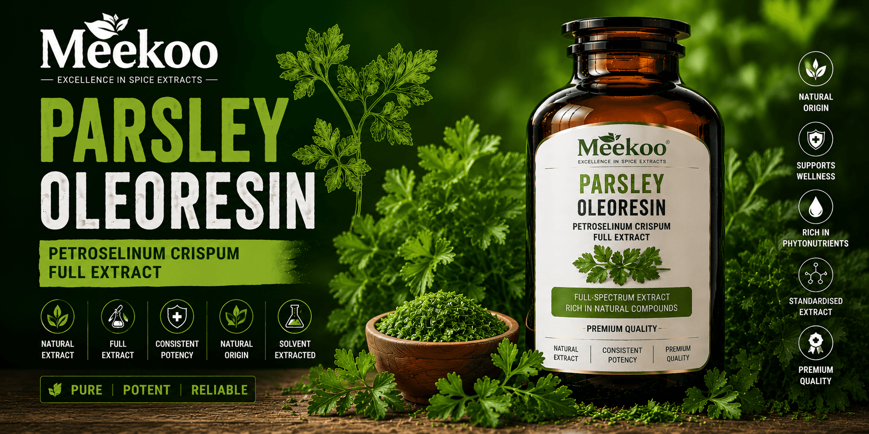 Parsley Oleoresin (Petroselinum crispum Full Extract) — Meekoo organic