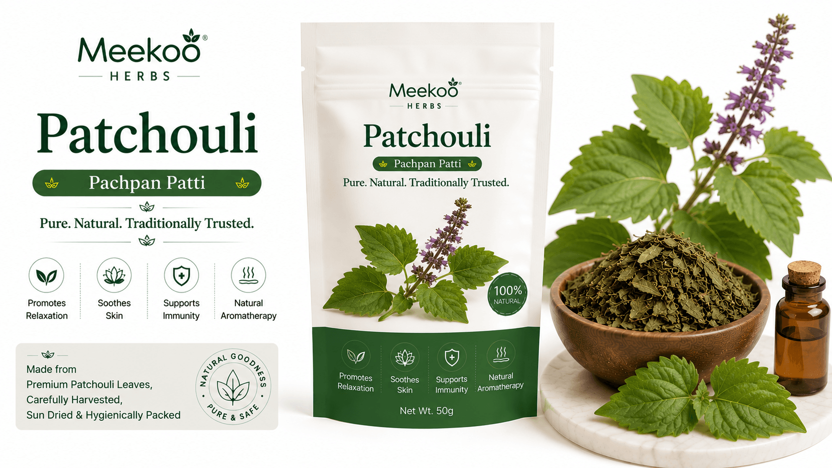 Patchouli (Pachpan Patti) — Meekoo organic