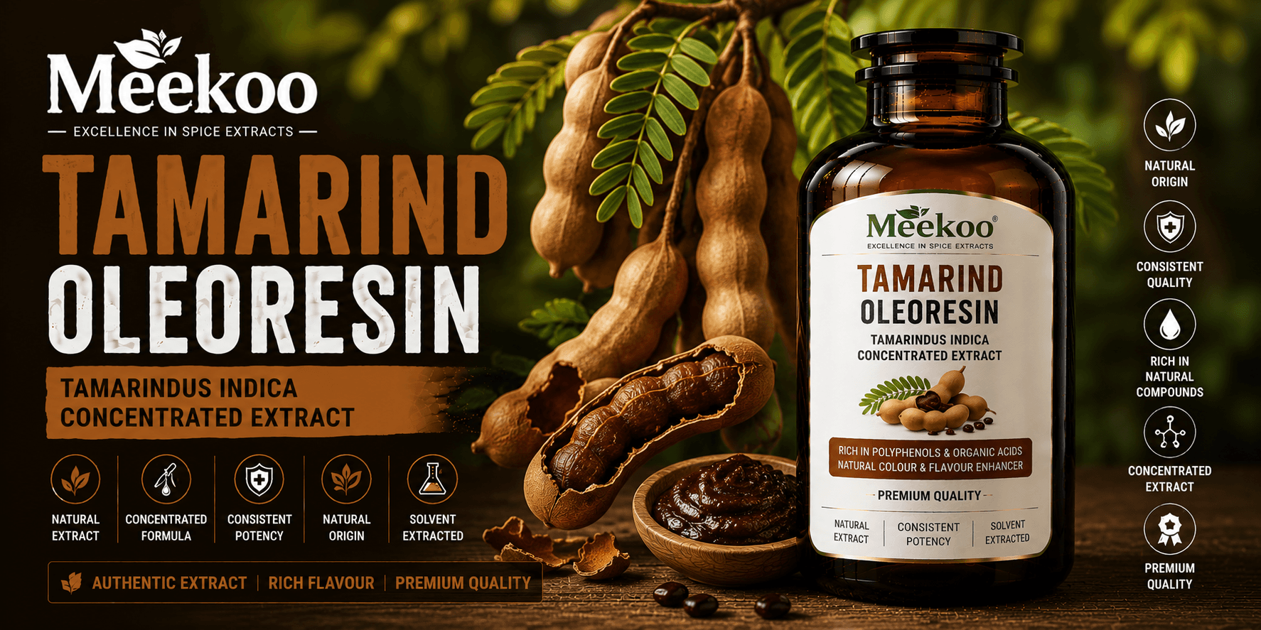 Tamarind Oleoresin (Tamarindus indica Concentrated Extract) — Meekoo organic