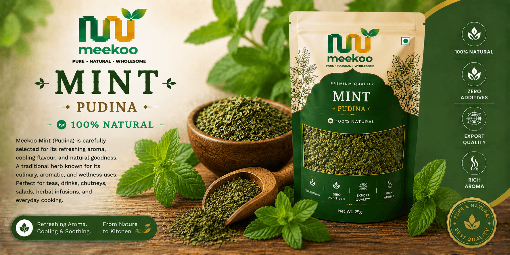 Mint (Pudina) — Meekoo organic