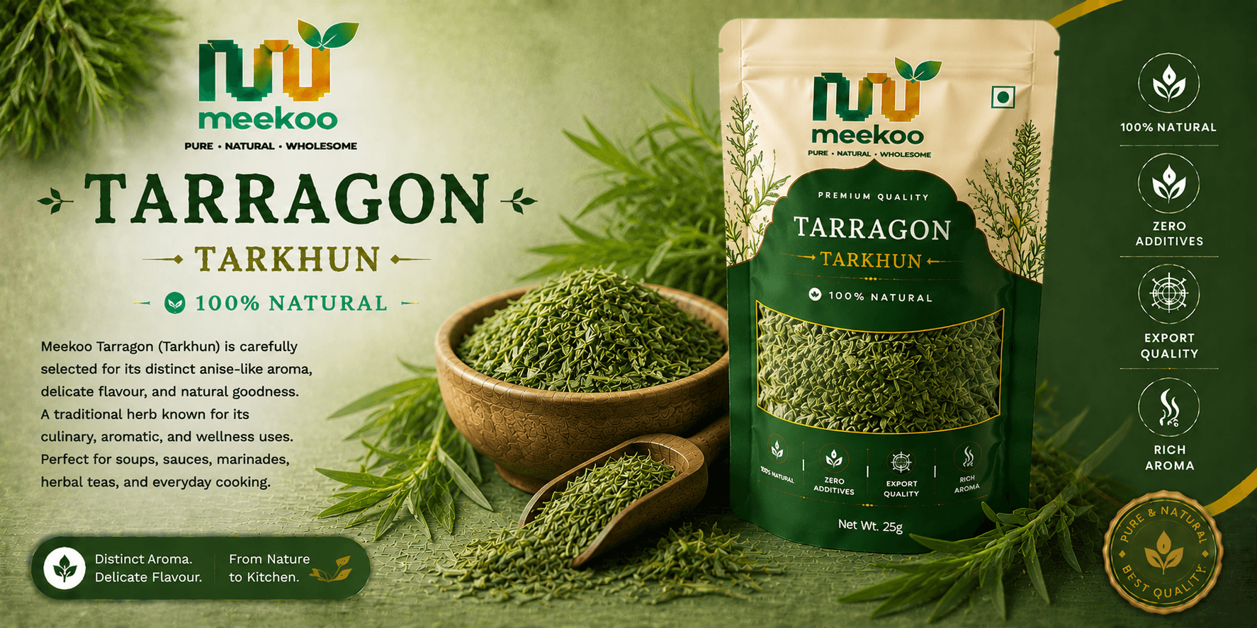 Tarragon (Tarkhun) — Meekoo organic